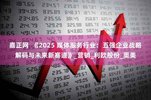 嘉正网  《2025 媒体服务行业：五强企业战略解码与未来新赛道》_营销_利欧股份_奥美